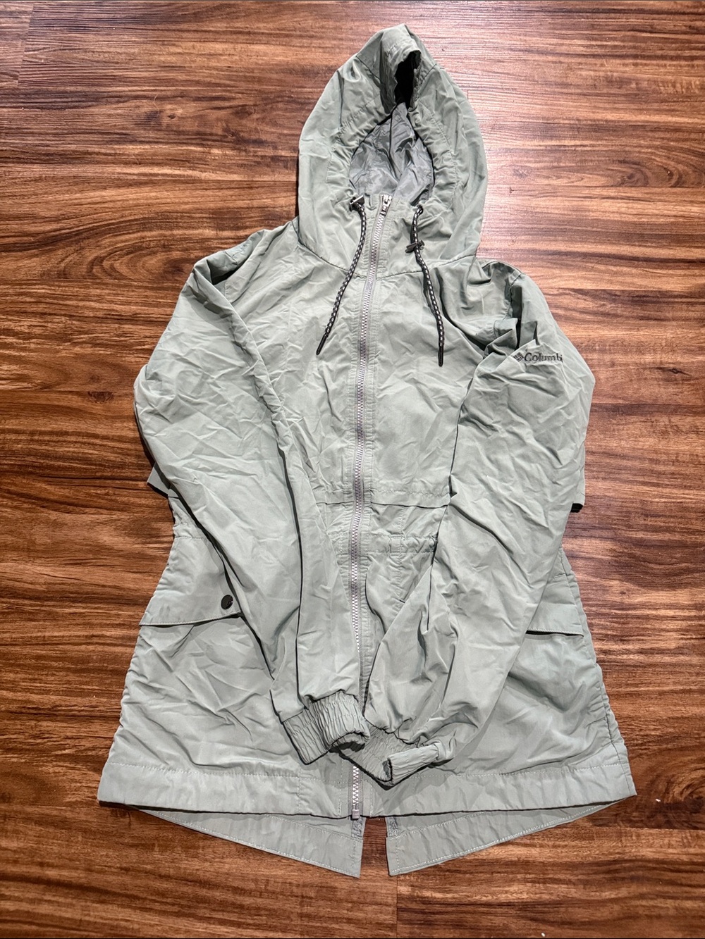 Columbia Women's Sage Green Hooded Utility Jacket